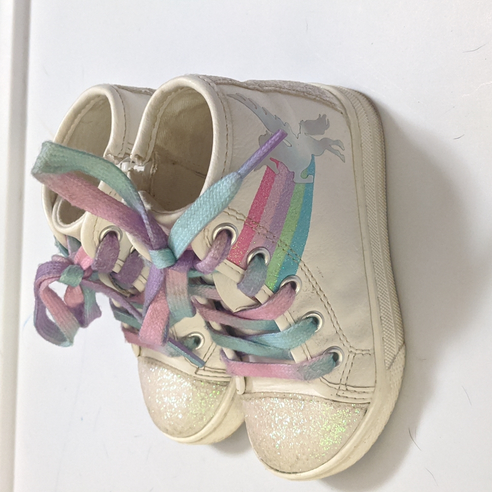 The Children's Place Unicorn High Tops